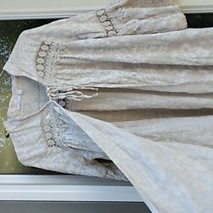 Kaktus made in italy long open front cardigan/duster